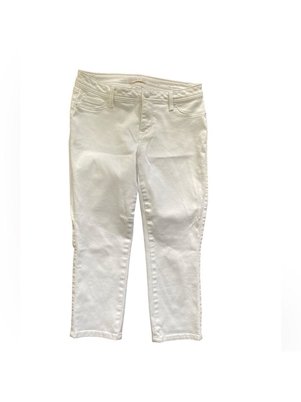 Westport 1962 White Skinny Capri Jeans Size 6